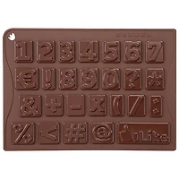 Pavoni Numbers Silicone Chocolate Mould