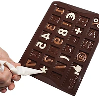 Pavoni Numbers Silicone Chocolate Mould