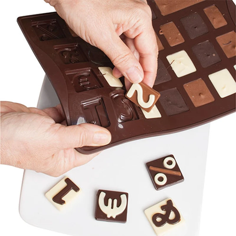 Pavoni Numbers Silicone Chocolate Mould