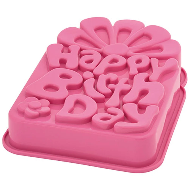Pavoni Happy Birthday Silicone Mould