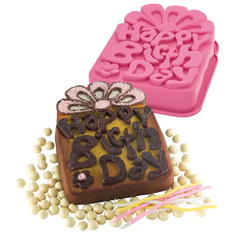 Pavoni Happy Birthday Silicone Mould