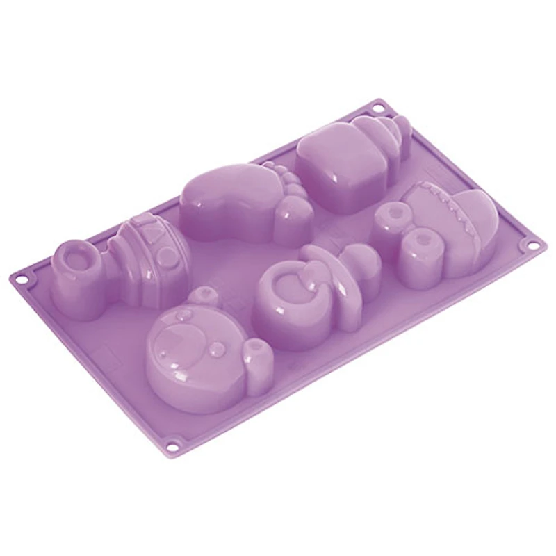 Pavoni Baby Birthday Silicone Mult-Tray Mould