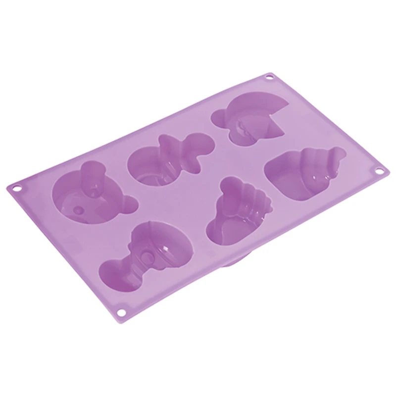 Pavoni Baby Birthday Silicone Mult-Tray Mould