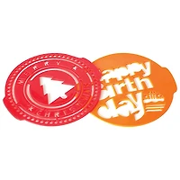 Pavoni Birthday/Christmas Sugar Stencil
