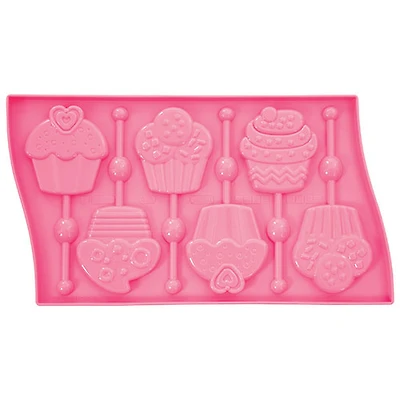 Pavoni Cupcakes Silicone Lolllipop Mould