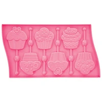 Pavoni Cupcakes Silicone Lolllipop Mould