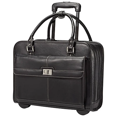 Bureau mobile à roulettes pour portable 15,6 po pour femmes de Samsonite - Noir