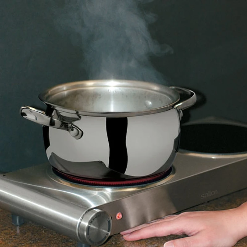 Salton Portable Infrared Cooktop - Stainless Steel