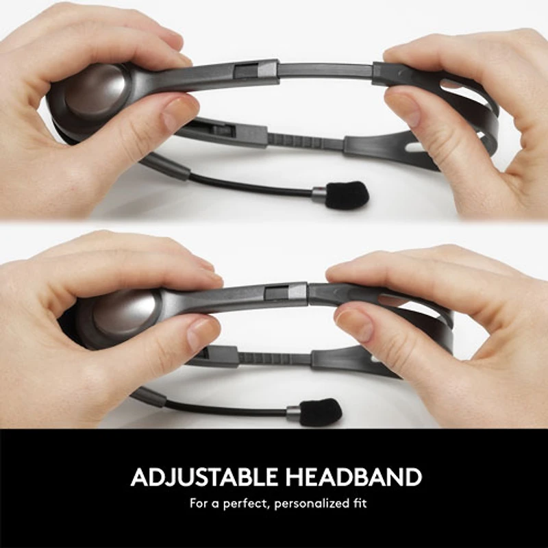 Casque d'écoute avec microphone H111 de Logitech