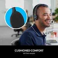 Casque d'écoute avec microphone H111 de Logitech