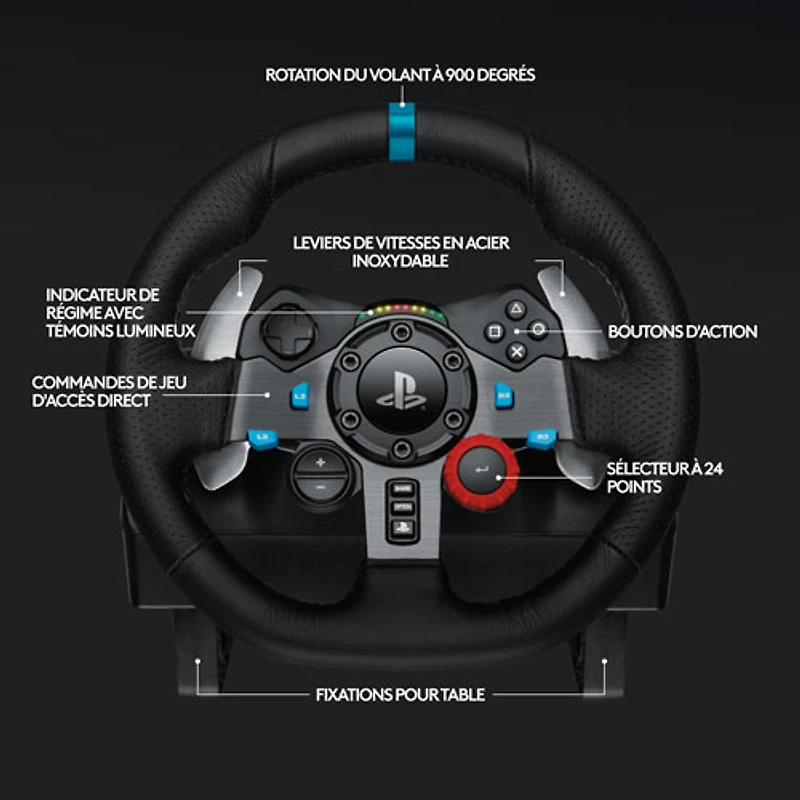 Logitech G29 Driving Force Racing Wheel for PlayStation/PC - Dark