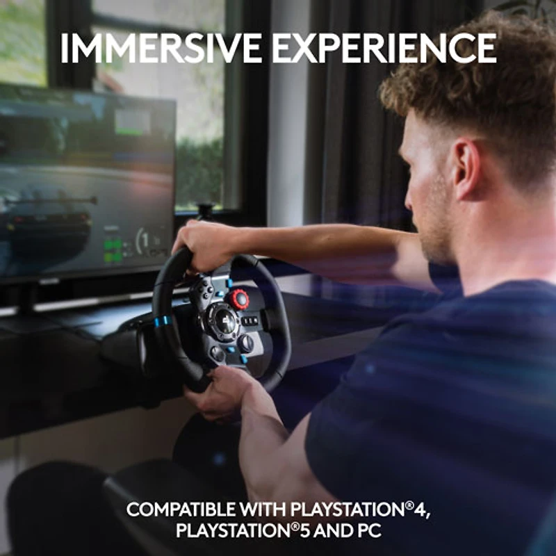 Logitech G29 Driving Force Racing Wheel for PlayStation/PC - Dark