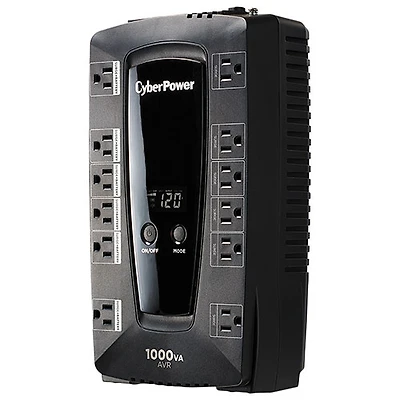 Système UPS d'alimentation sans coupure à 12 prises 530 W CyberPower (LE1000DG-FC)