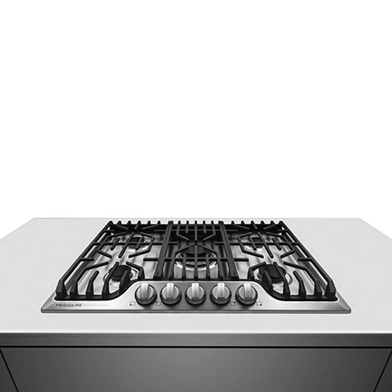 Frigidaire Pro 30" 5-Burner Gas Cooktop (FPGC3077RS) - Stainless Steel