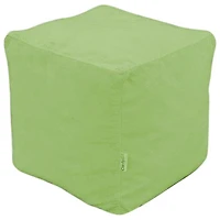 Fauteuil poire cubique de Comfy Kids - Vert éclatant