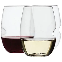Verre à vin incassable de 470 ml de Govino lavable au lave-vaisselle - Ensemble de 4