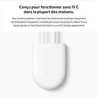 Google Nest Wi-Fi Smart Learning Thermostat (3rd Generation) - Stainless Steel