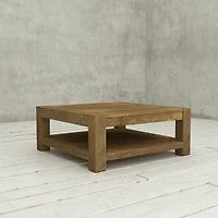 Knightsbridge Transitional Coffee Table - Natural Wood