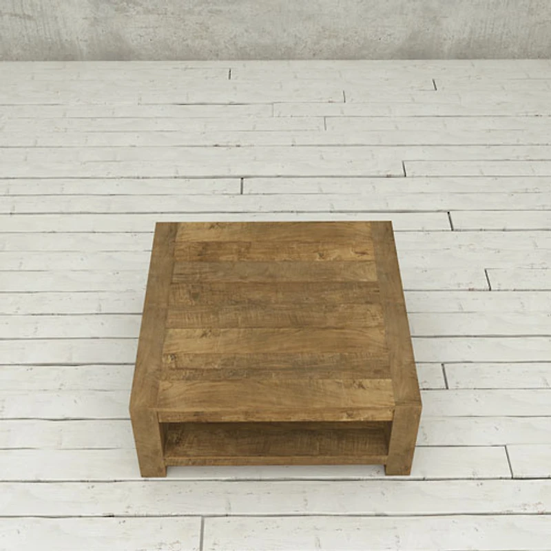 Knightsbridge Transitional Coffee Table - Natural Wood