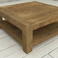 Knightsbridge Transitional Coffee Table - Natural Wood