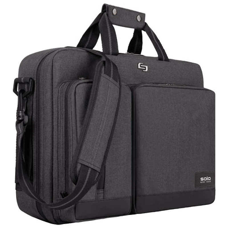 Solo Urban 15.6" Laptop Briefcase - Grey