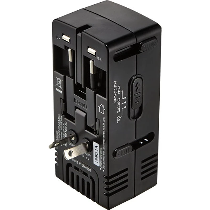 Adaptateur/convertisseur de voyage tout-en-un Insignia (NS-MTA1875-C) - Exclusivité BBY