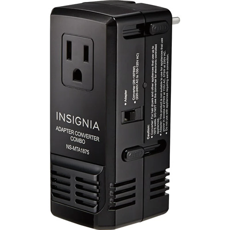 Adaptateur/convertisseur de voyage tout-en-un Insignia (NS-MTA1875-C) - Exclusivité BBY