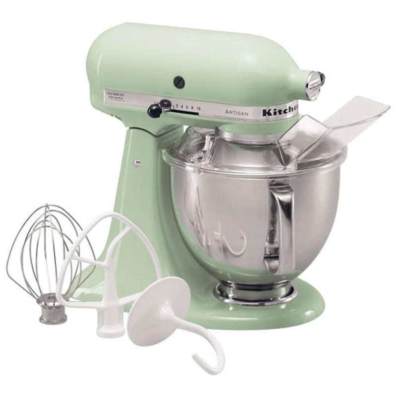 Batteur sur socle à tête inclinable Artisan de KitchenAid - 5 pte - 325 W - Vert pistache