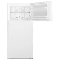 Réfrigérateur à congélateur supérieur de 28 po et 14,3 pi³ de Whirlpool (WRT134TFDW) - Blanc
