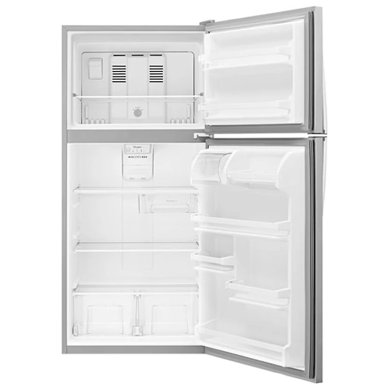 Réfrigérateur à congélateur supérieur 30 po 18,2 pi3 de Whirlpool - Acier inoxydable