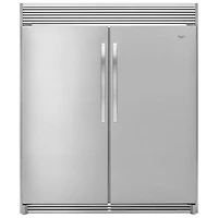 Réfrigérateur sans congélateur 18 pi3 et 31 po avec éclairage DEL de Whirlpool - Inox monochrome