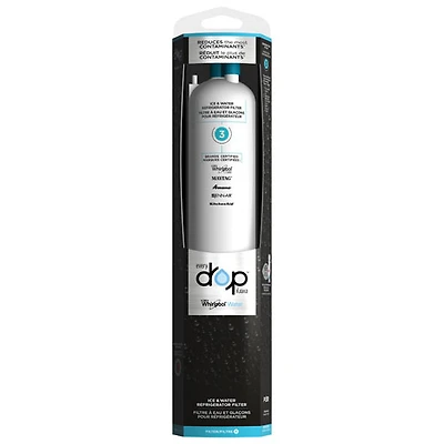 Filtre de réfrigérateur à glace et à eau EveryDrop de Whirlpool (EDR3RXD1B)