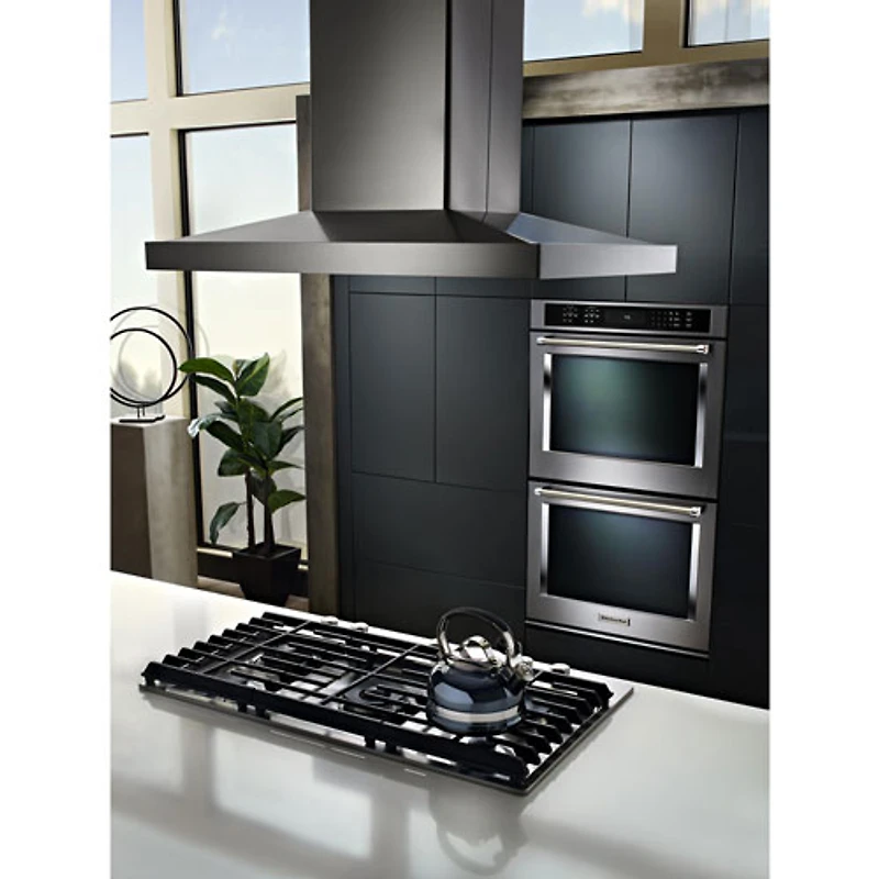 Hotte de cuisinière murale de 36 po de KitchenAid - Acier inoxydable