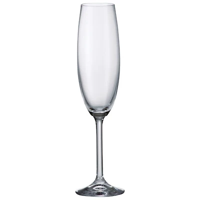 Crystalite Bohemia 220ml Flute Glass - Set of 6