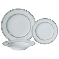 Brilliant Floral Lace 18-Piece Porcelain Dinnerware Set