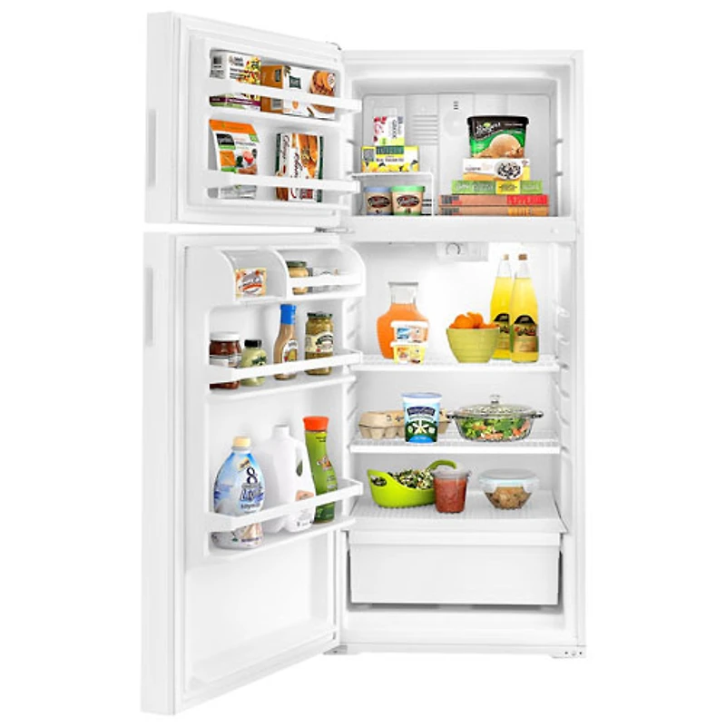 Réfrigérateur à congélateur supérieur 14,3 pi³ 28 po d'Amana (ART104TFDW) - Blanc