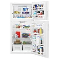 Réfrigérateur à congélateur supérieur 18,2 pi³ 30 po d'Amana (ART318FFDW) - Blanc