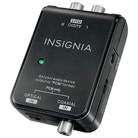 Convertisseur audio numérique à analogique d'Insignia - Noir - Exclusivité de Best Buy