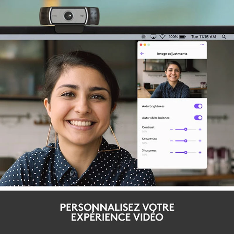 Caméra Web ultra-grand-angle HD 1080p Pro de Logitech avec microphone intégré - Exclusivité de Best Buy