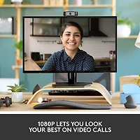 Caméra Web ultra-grand-angle HD 1080p Pro de Logitech avec microphone intégré - Exclusivité de Best Buy