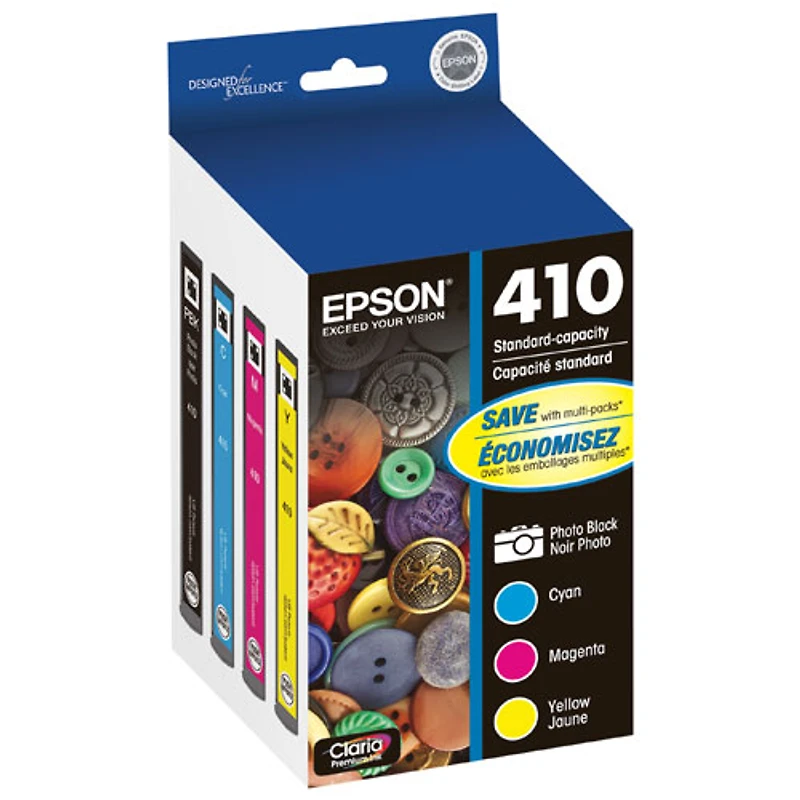 Cartouche d'encre couleur Claria d'Epson (T410520-S) - Paquet de 4