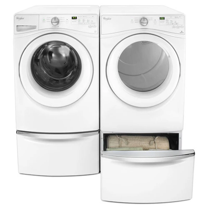 Socle pour laveuse et sécheuse de 27 po de Whirlpool (XHPC155XW) - Blanc