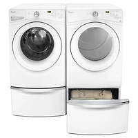 Socle pour laveuse et sécheuse de 27 po de Whirlpool (XHPC155XW) - Blanc
