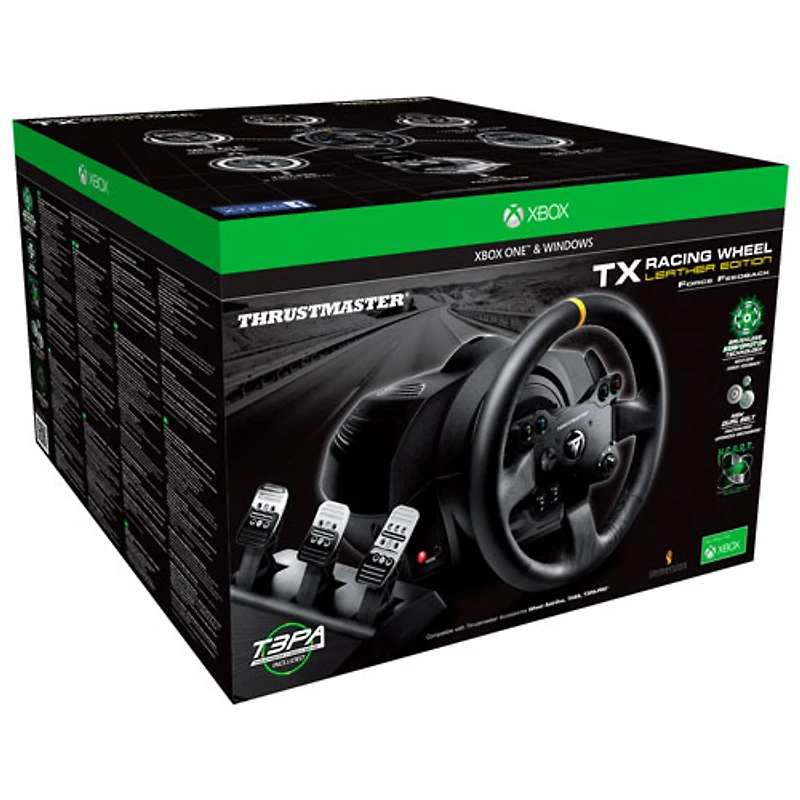 Volant de course TX Leather Edition de Thrustmaster pour Xbox One