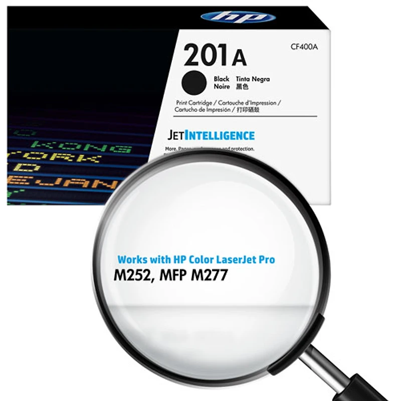 Cartouche de poudre d'encre noire 201A de HP (CF400A)