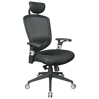 TygerClaw Ergonomic High-Back Mesh Manager Chair (BBTYFC22205) - Black