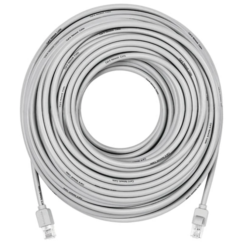 Câble Ethernet Cat6 de 30 m (100 pi) d'Insignia - Gris - Exclusivité de Best Buy