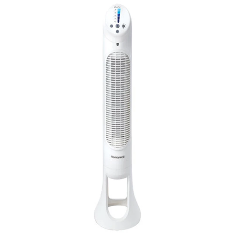 Ventilateur vertical oscillant à 5 vitesses Quiet Set de Honeywell - 40 po - Blanc