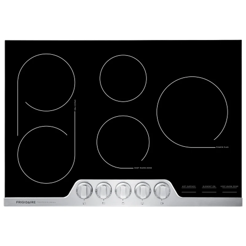 Surface de cuisson électrique à 5 éléments de 30 po Professional de Frigidaire - Acier inoxydable