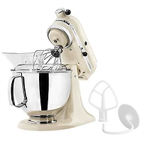 Batteur sur socle avec tête inclinable Artisan de KitchenAid - 5 pte - 325 W - Crème d'amandes